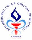 A.K.G Memorial Co-operative College of Nursing Kannur logo