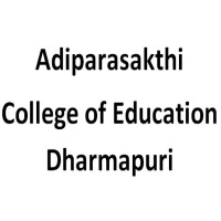 Adiparasakthi College of Education Dharmapuri logo