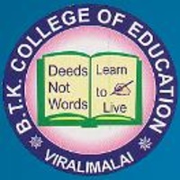 B.T.K College of Education Pudukkottai logo