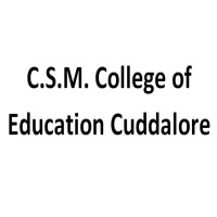 C.S.M. College of Education Cuddalore logo