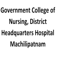 Government College of Nursing, District Headquarters Hospital Machilipatnam logo
