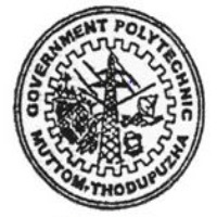 Government Polytechnic College Muttom logo
