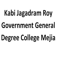 Kabi Jagadram Roy Government General Degree College Mejia logo