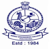 Kongu Engineering College Perundurai Tamil Nadu logo