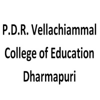 P.D.R. Vellachiammal College of Education Dharmapuri logo