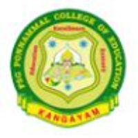 PSG Ponnammal College of Education Kangayam logo