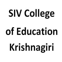 SIV College of Education Krishnagiri logo
