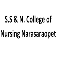 S.S & N. College of Nursing Narasaraopet logo