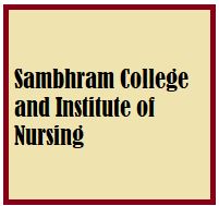 Sambhram College and Institute of Nursing Kolar logo
