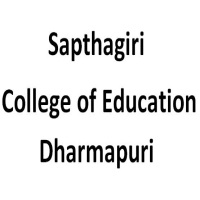 Sapthagiri College of Education Dharmapuri logo