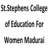 St.Stephens College of Education For Women Madurai logo