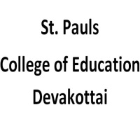 St. Pauls College of Education Devakottai logo