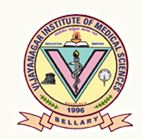 Vijayanagar Institute of Medical Sciences Bellary Karnataka logo