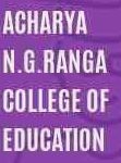 Acharya N.G Ranga College of Education Chilumuru logo