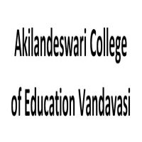 Akilandeswari College of Education Vandavasi logo