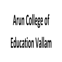 Arun College of Education Vallam logo