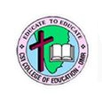 CSI Bishop Newbigin College of Education Mylapore logo