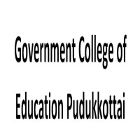 Government College of Education Pudukkottai logo