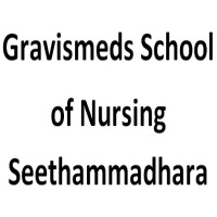 Gravismeds School of Nursing Seethammadhara logo