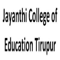 Jayanthi College of Education Tirupur logo