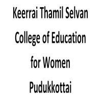 Keerrai Thamil Selvan College of Education for Women Pudukkottai logo