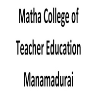 Matha College of Teacher Education Manamadurai logo