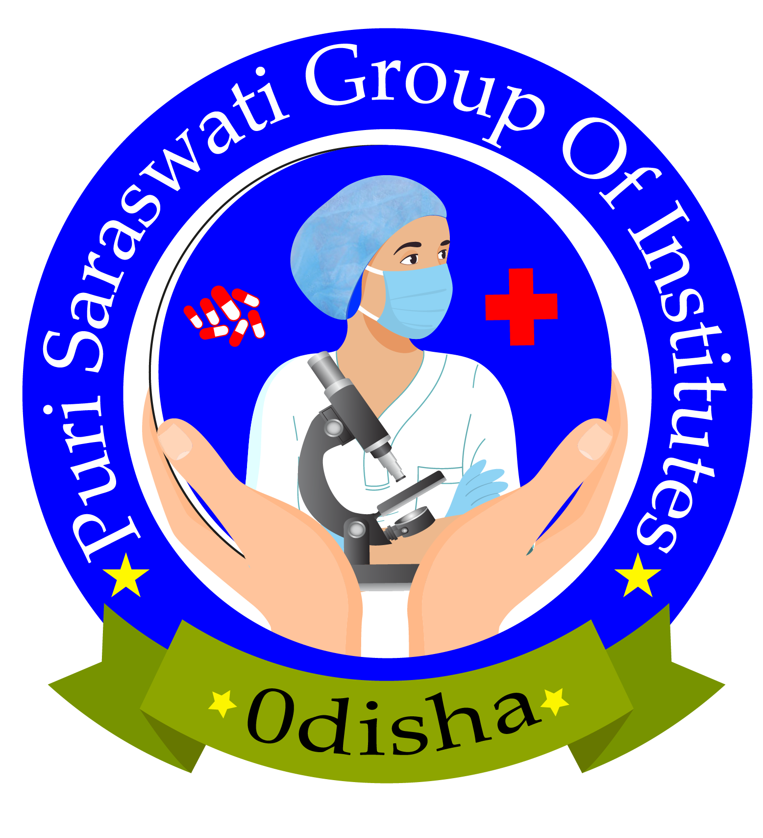 Puri Saraswati School of Nursing Balasore logo