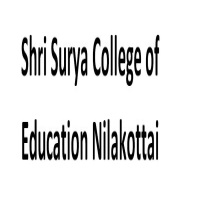 Shri Surya College of Education Nilakottai logo