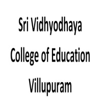 Sri Vidhyodhaya College of Education Villupuram logo